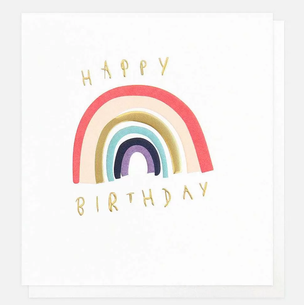 Cheap Rainbow Birthday Card For Her