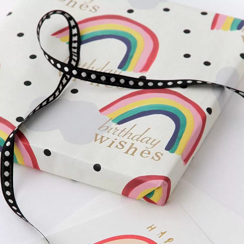 Cheap Rainbow Birthday Wrapping Paper Wrapping Paper