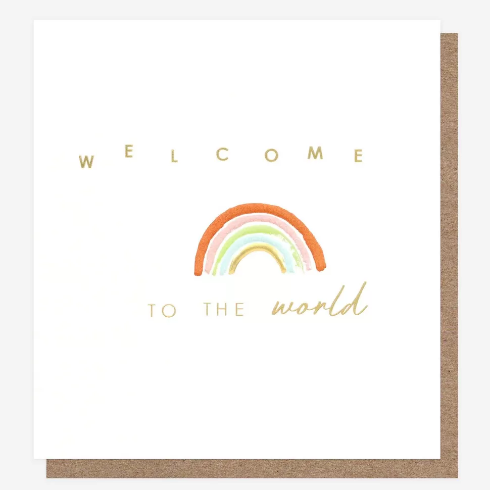 New Rainbow New Baby Card New Baby Cards
