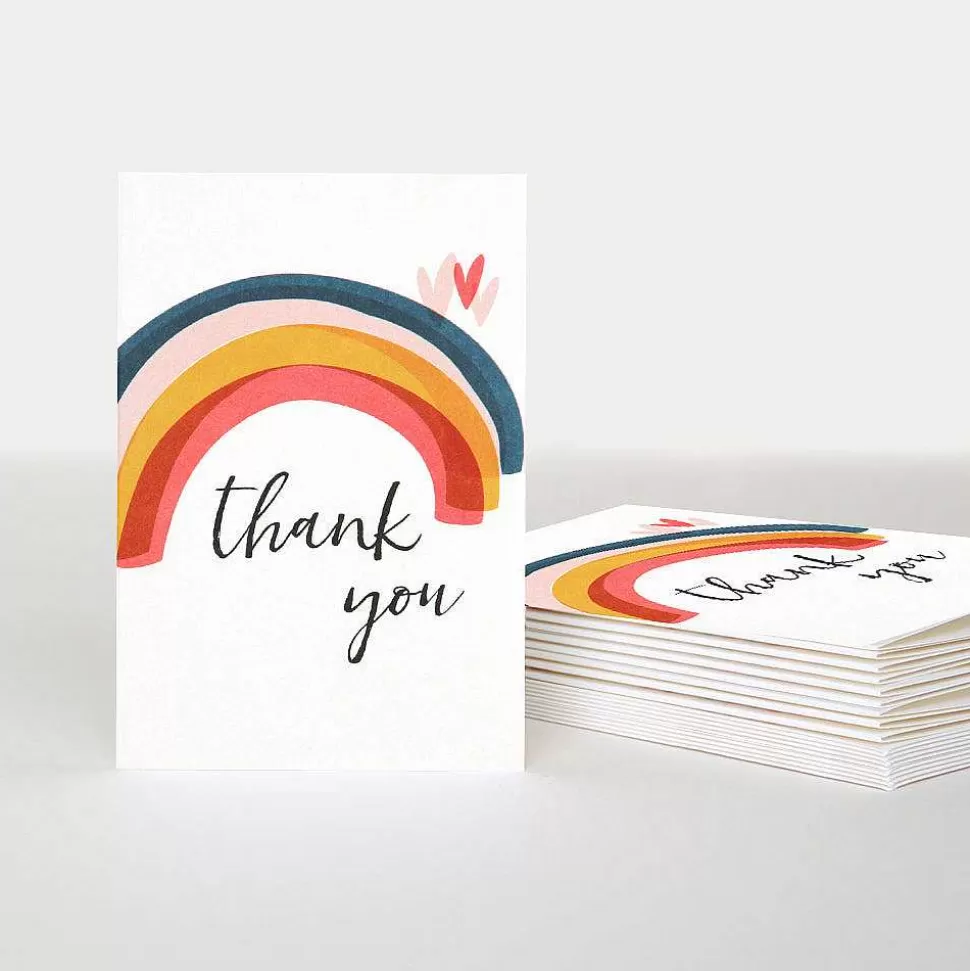 Fashion Rainbow Thank You Notecards Pack Of 10 Thank You Card Packs