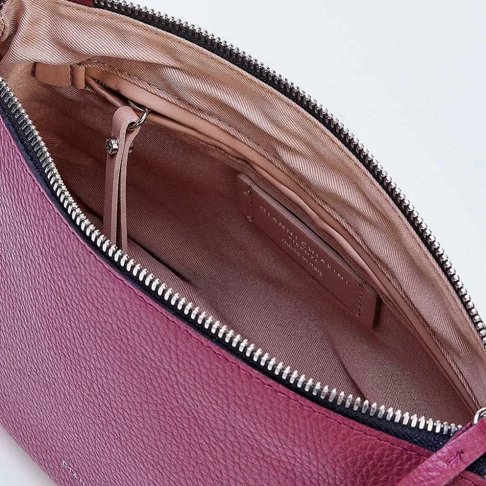 Fashion Red Beet Leather Nadia Bag Crossbody Bags