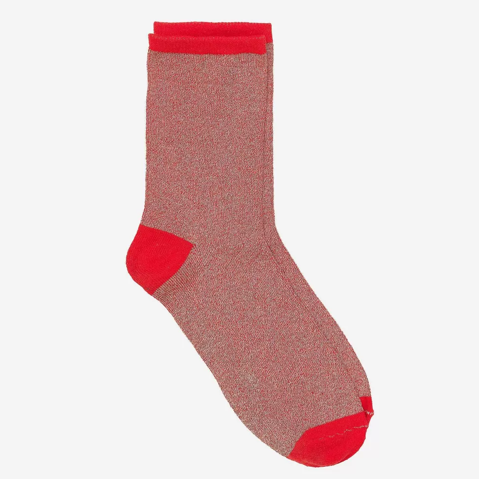 Clearance Red Sparkle Socks Socks