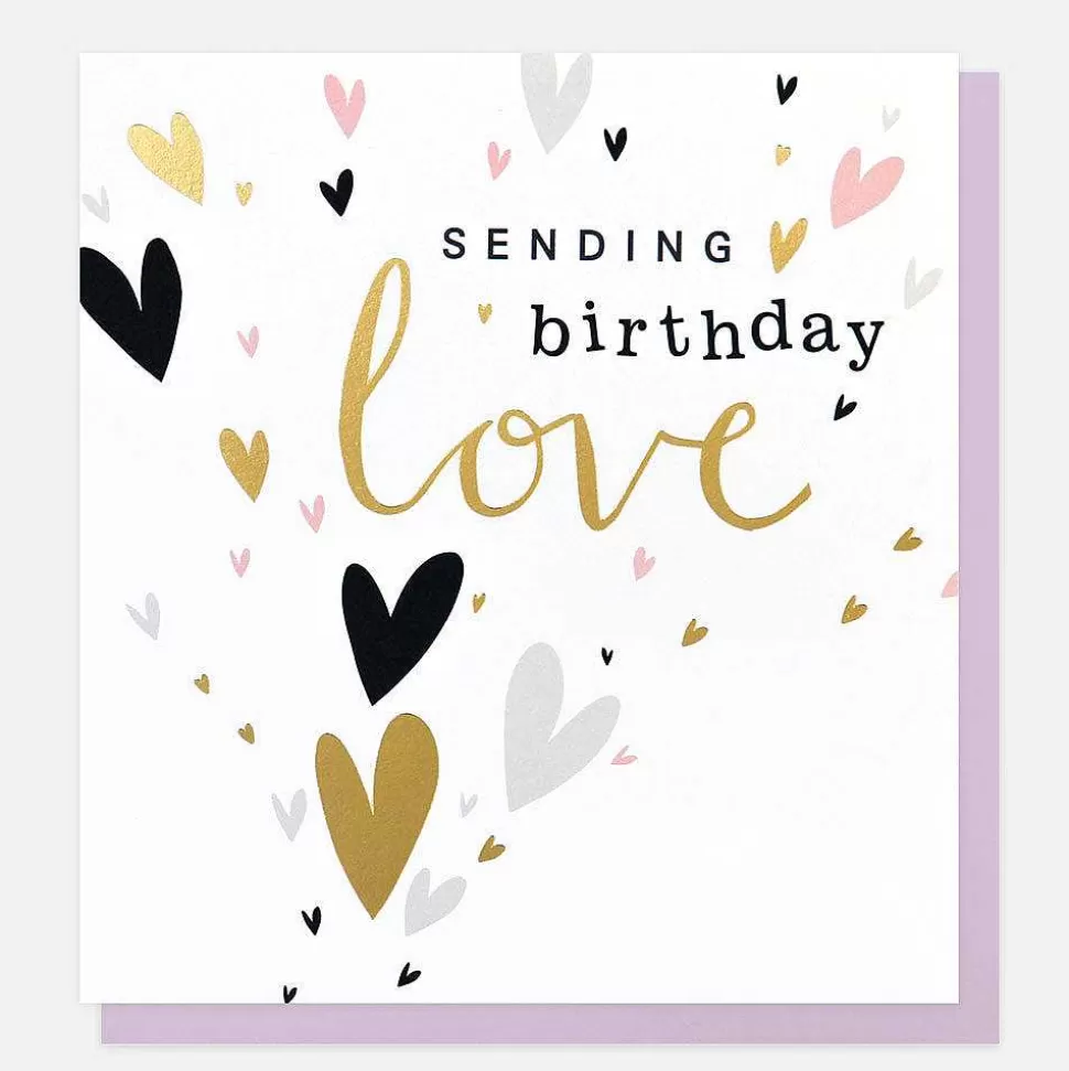 Flash Sale Sending Love Birthday Card For Her