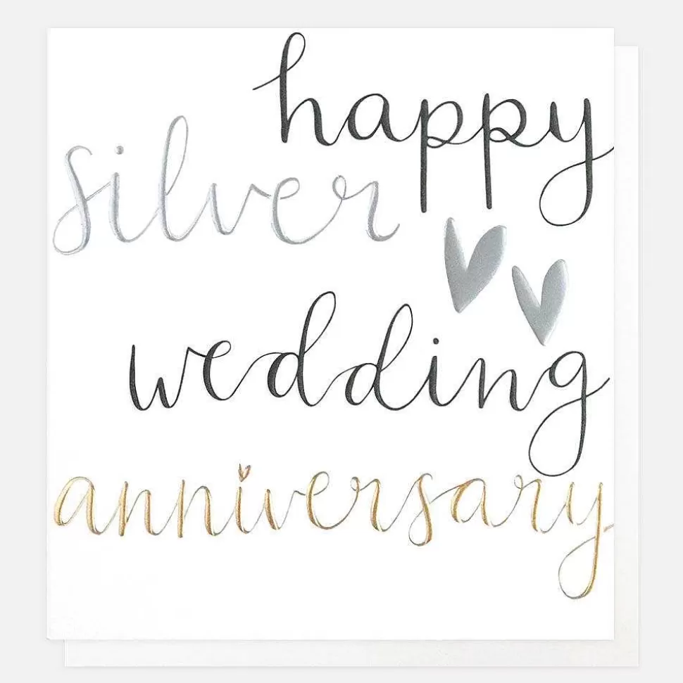 Clearance Silver Wedding Anniversary Card Anniversary Cards