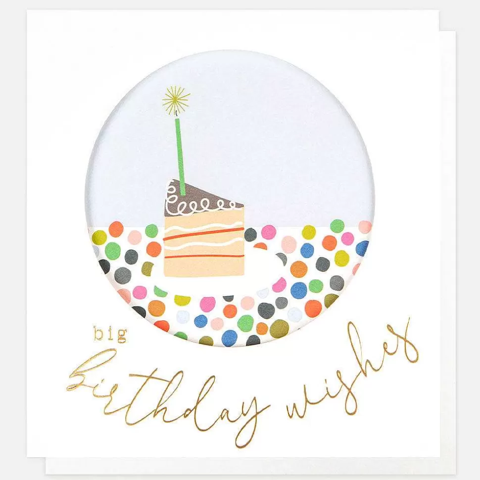 Cheap Slice Of Cake Birthday Wishes Card For Them