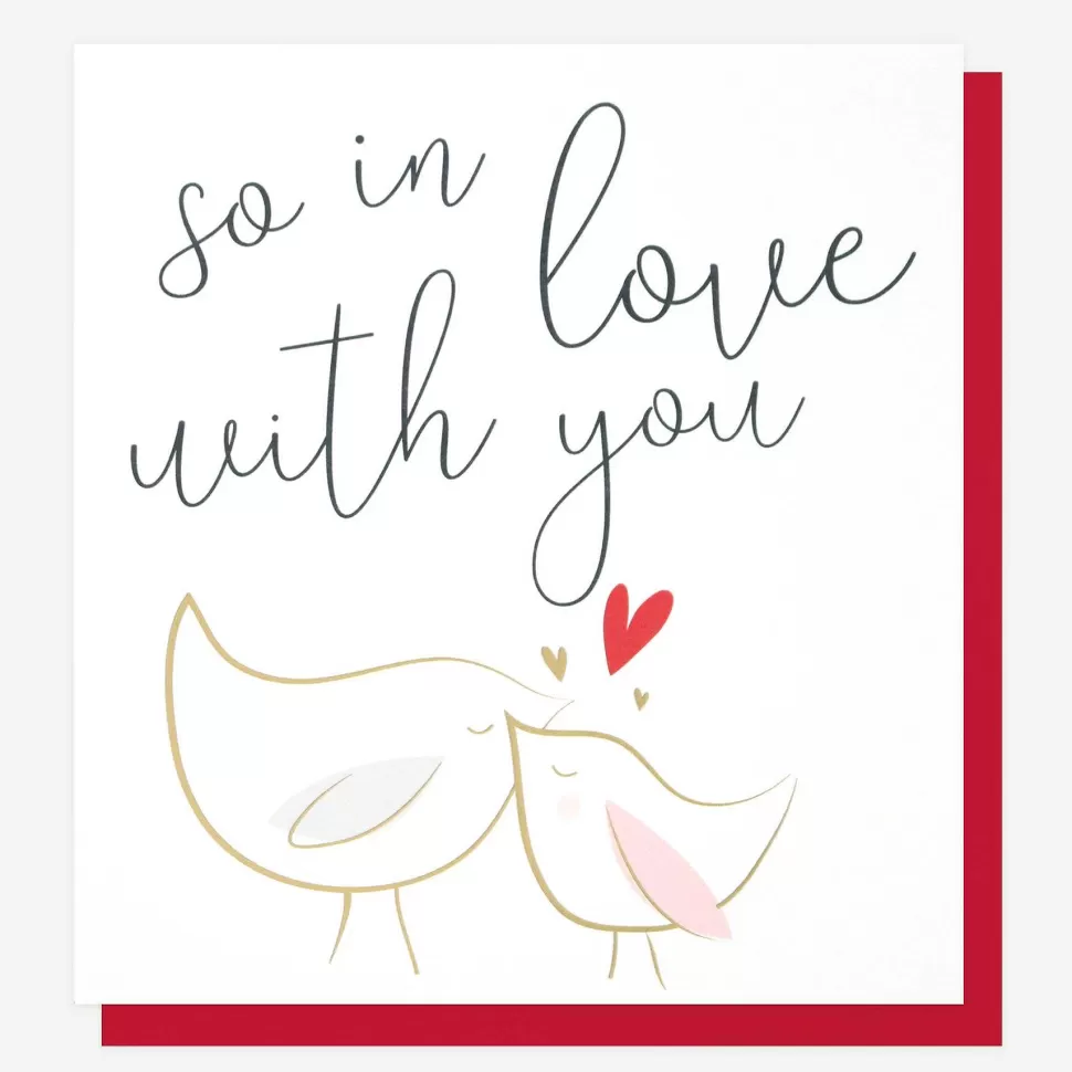 Cheap So In Love With You Birds Card Anniversary Cards