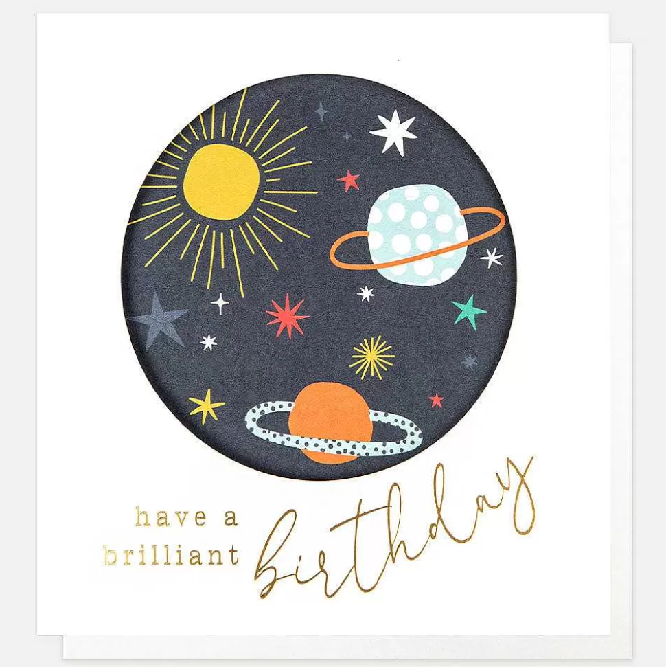 Best Space Planets Brilliant Birthday Card New Cards
