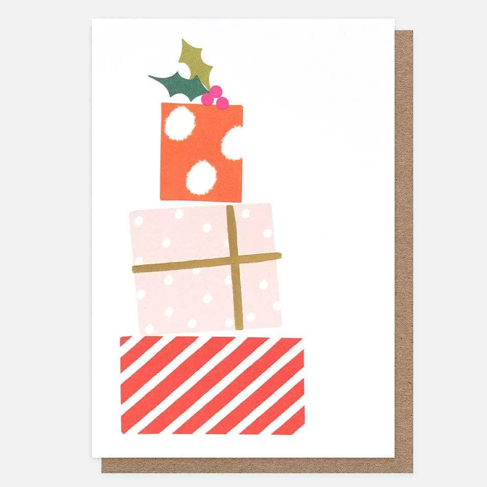 Cheap Stack Of Presents Small Christmas Card Pack Of 10 Packs Of Cards