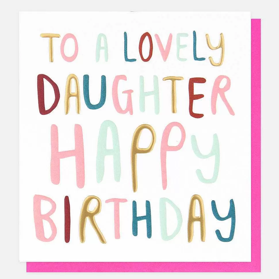 Best Text Birthday Card For Daughter Female Relation