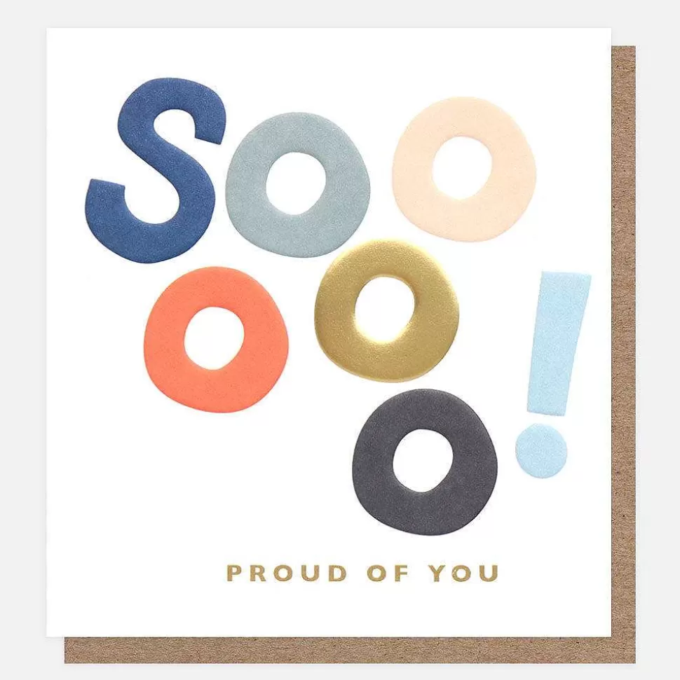 New Text Proud Congratulations Card New Job Cards