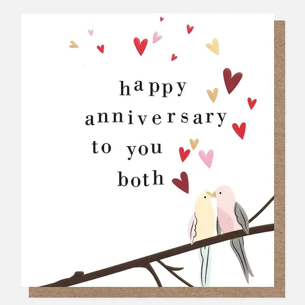 Best Sale To You Both Lovebirds Anniversary Card Anniversary Cards