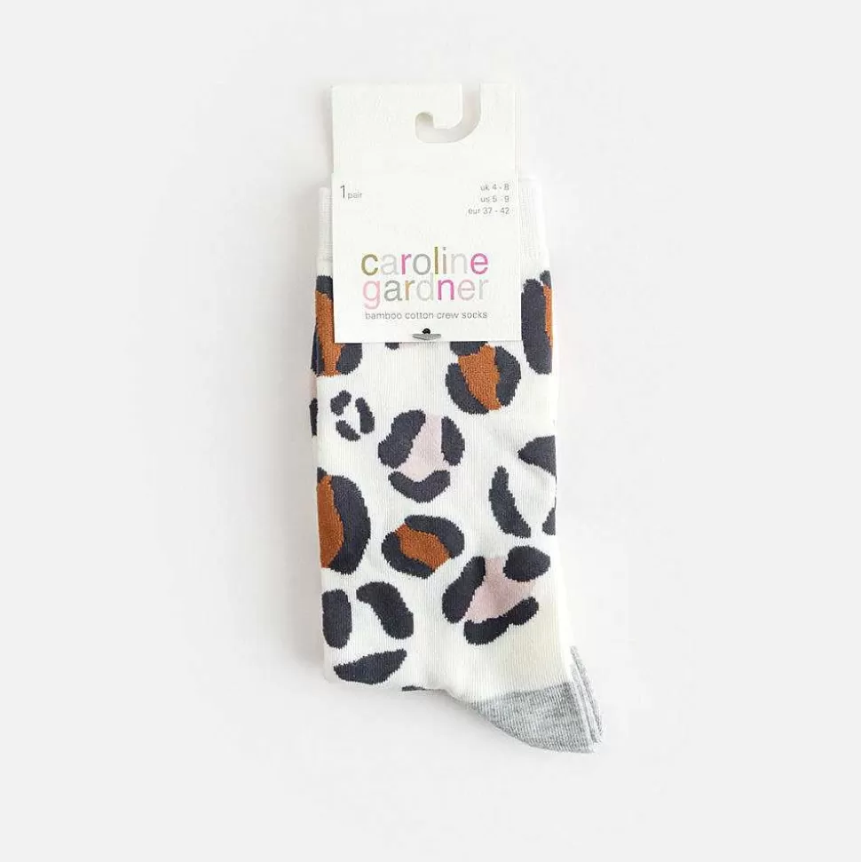 Cheap White Leopard Socks Socks