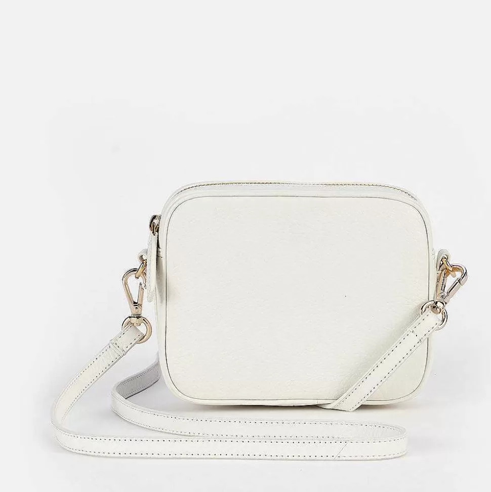 Flash Sale Winter White Leather Mini Camera Bag Crossbody Bags